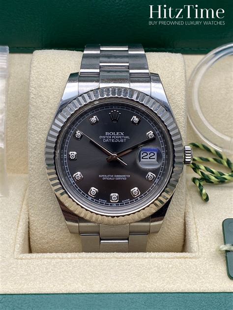 rolex 116334 grey dial gold bezel 116334|Rolex datejust ii.